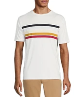 Murano Liquid Luxury Classic Fit Striped Short Sleeve T-Shirt