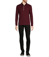 Murano Liquid Luxury Collection Slim Fit Long Sleeve Polo Shirt