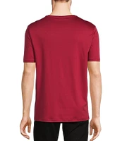 Murano Liquid Luxury Interlock Crew Neck Short Sleeve T-Shirt