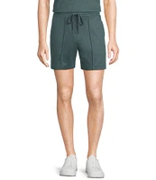 Murano Liquid Luxury Pintuck Neoprene Knit 5.5#double; Inseam Shorts