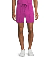 Murano Liquid Luxury Pintuck Neoprene Knit 5.5#double; Inseam Shorts