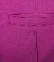 Murano Liquid Luxury Pintuck Neoprene Knit 5.5#double; Inseam Shorts