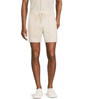 Murano Liquid Luxury Pintuck Neoprene Knit 5.5#double; Inseam Shorts