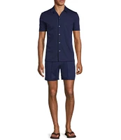 Murano Liquid Luxury Pintuck Neoprene Knit 5.5#double; Inseam Shorts