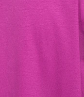 Murano Liquid Luxury Slim Fit Solid Coatfront Short Sleeve Woven Camp Shirt
