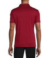 Murano Liquid Luxury Slim Fit Solid Interlock Short Sleeve Polo Shirt