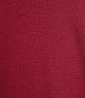 Murano Liquid Luxury Slim Fit Solid Interlock Short Sleeve Polo Shirt