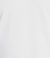 Murano Liquid Luxury Slim Fit Solid Interlock Short Sleeve Quarter-Zip Polo Shirt