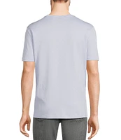 Murano Liquid Luxury Slim Fit Textured Short Sleeve T-Shirt