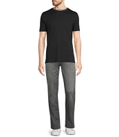 Murano Liquid Luxury Slim Fit Textured Short Sleeve T-Shirt