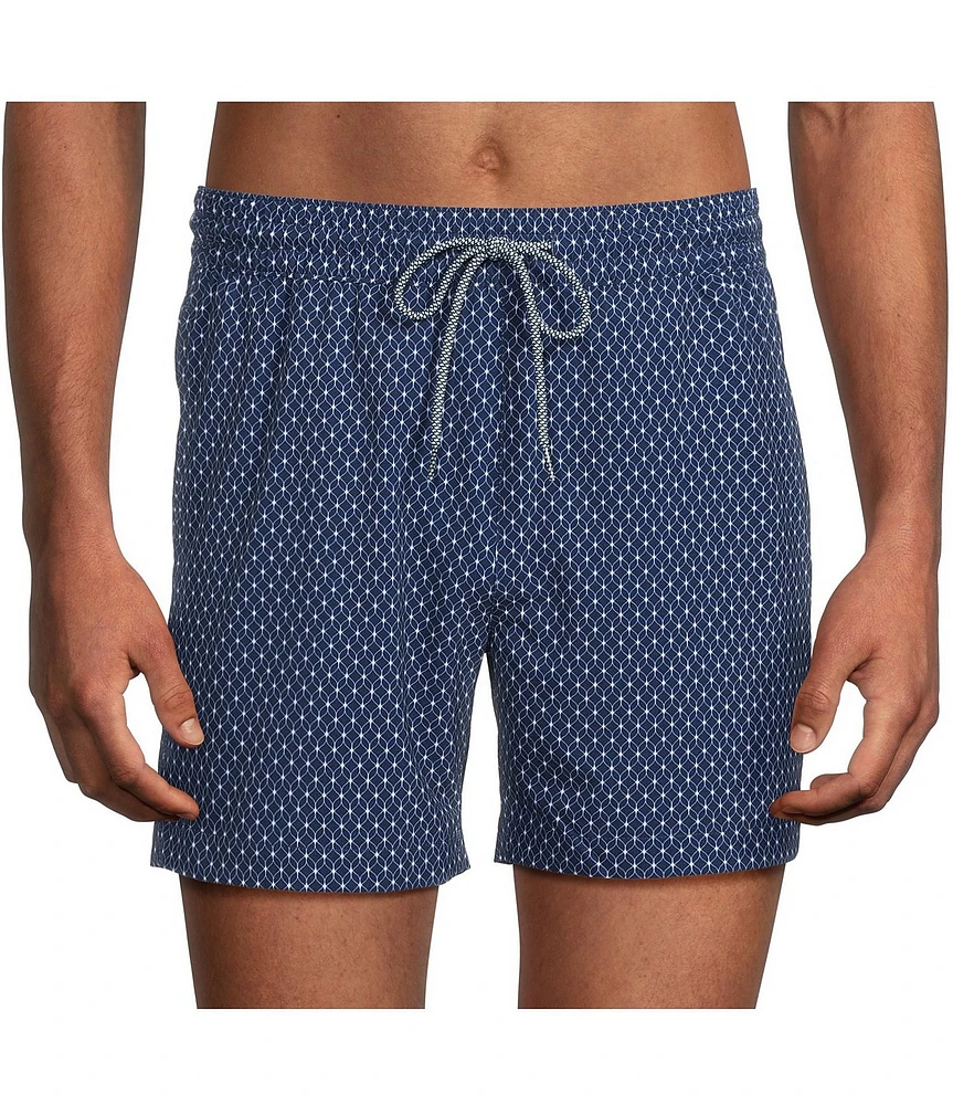 Murano Mini Lattice Geo 5#double; Swim Trunks