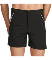 Murano Monaco 5#double; Solid Swim Trunks
