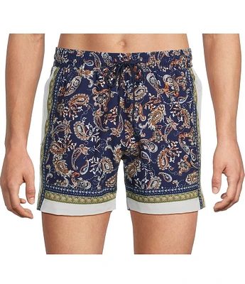 Murano Paisley 5#double; Cabana Swim Trunks