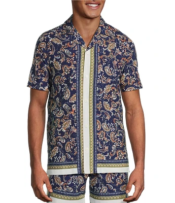 Murano Paisley Cabana Woven Top