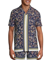 Murano Paisley Cabana Woven Top