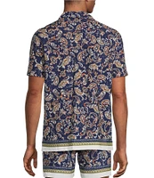 Murano Paisley Cabana Woven Top
