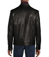 Murano Perforated Moto Leather Jacket