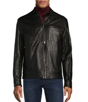 Murano Perforated Moto Leather Jacket