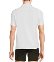 Murano Performance Stretch Quarter-Zip Short Sleeve Polo Shirt