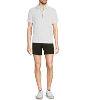 Murano Performance Stretch Quarter-Zip Short Sleeve Polo Shirt
