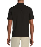 Murano Performance Stretch Quarter-Zip Short Sleeve Polo Shirt