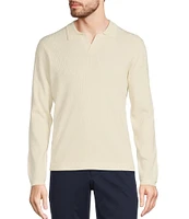 Murano Performance Textured Long Sleeve Johnny Sweater