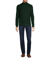 Murano Performance Textured Long Sleeve Turtleneck Sweater