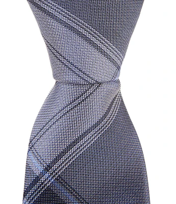 Murano Plaid 2 3/4#double; Woven Silk Blend Tie