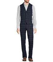 Murano Shawl Plaid Suit Separates Vest