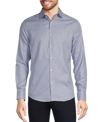 Murano Slim Arrow Pattern Long Sleeve Woven Shirt