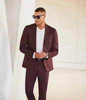 Murano Slim Fit Herringbone Suit Separates Jacket