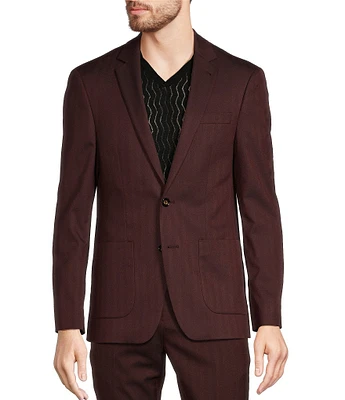 Murano Slim Fit Herringbone Suit Separates Jacket