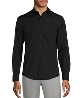 Murano Slim-Fit Non-Iron Solid Long-Sleeve Woven Shirt