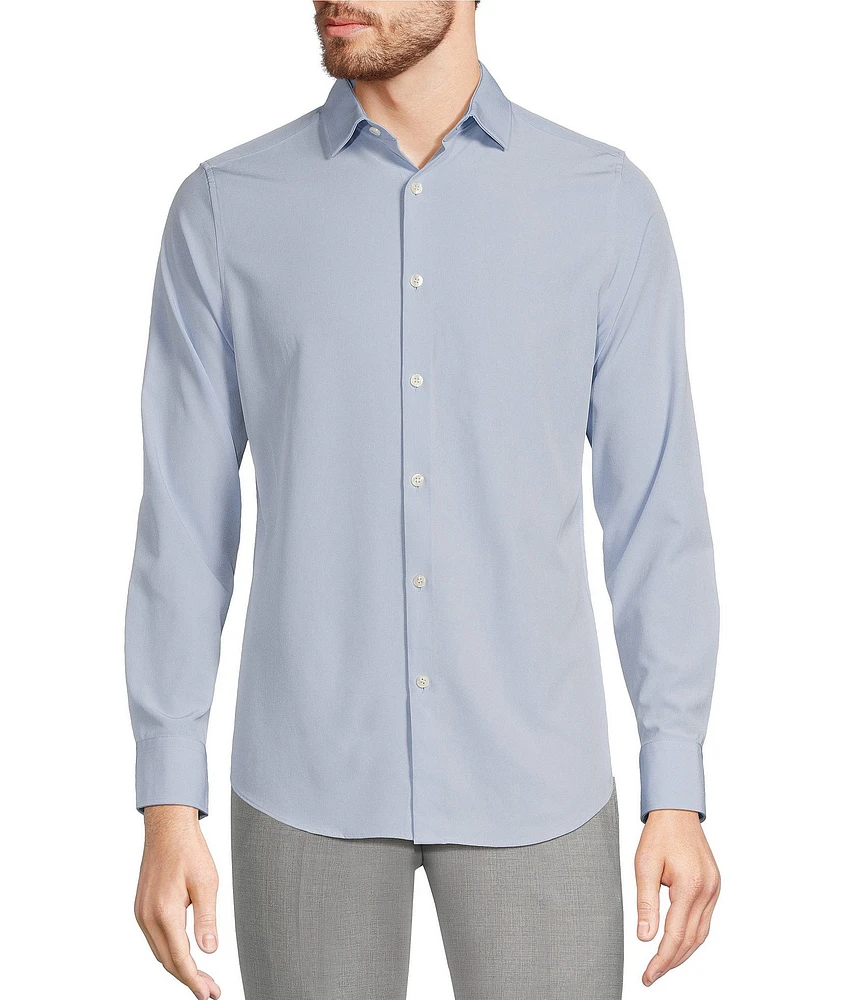 Murano Slim Fit Performance Stretch Long Sleeve Woven Shirt