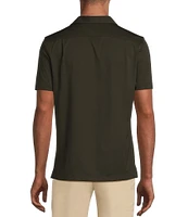 Murano Slim Fit Performance Stretch Short Sleeve Woven Camp Shirt