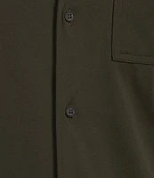 Murano Slim Fit Performance Stretch Short Sleeve Woven Camp Shirt