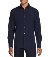 Murano Slim Fit Performance Stretch Solid Long Sleeve Woven Shirt