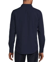 Murano Slim Fit Performance Stretch Solid Long Sleeve Woven Shirt