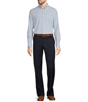 Murano Slim Fit Performance Stretch Solid Long Sleeve Woven Shirt