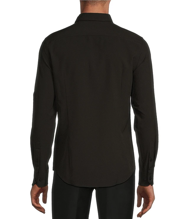 Murano Slim Fit Performance Stretch Solid Long Sleeve Woven Shirt at  Hamilton Place in Chattanooga, TN