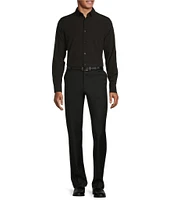 Murano Slim Fit Performance Stretch Solid Long Sleeve Woven Shirt