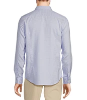 Murano Slim-Fit Small Geo Pattern Long Sleeve Woven Shirt