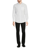 Murano Slim Fit Solid Long Sleeve Woven Shirt