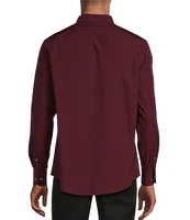 Murano Slim Fit Solid Long Sleeve Woven Shirt