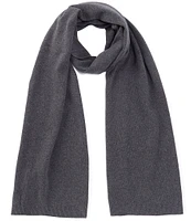 Murano Solid Knit Cotton Cashmere Scarf