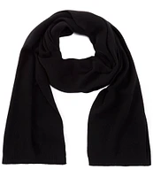 Murano Solid Knit Cotton Cashmere Scarf