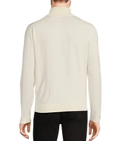 Murano Solid Performance Textured Long Sleeve Turtleneck Sweater