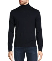 Murano Solid Performance Textured Long Sleeve Turtleneck Sweater