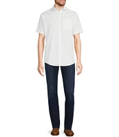 Murano Solid Poplin Short Sleeve Woven Shirt