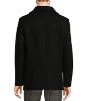 Murano Stretch Wool Blend Peacoat